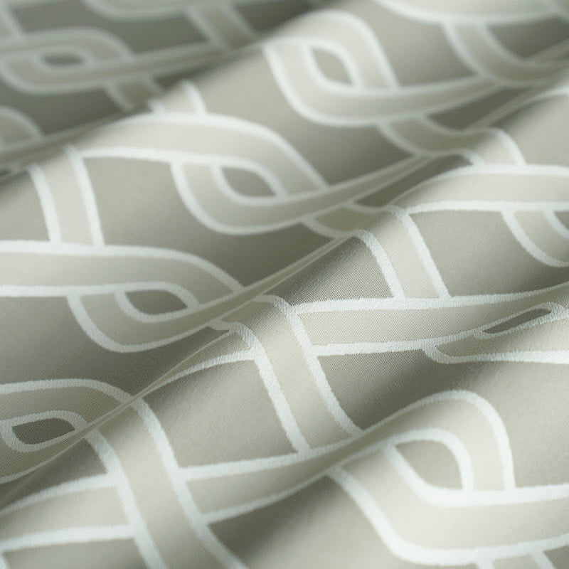Schumacher Cleo Trellis Indoor/Outdoor Neutral Fabric