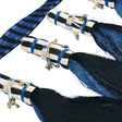 Schumacher 79600 ANTONY TASSEL TRIM in BLUE & BLACK Trim - R