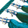 Schumacher 79601 ANTONY TASSEL TRIM in PEACOCK & GREEN Trim 