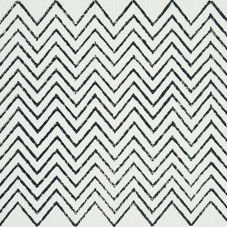 Schumacher 79650 LEORA HAND BLOCKED TAPE in CHARCOAL Trim - 