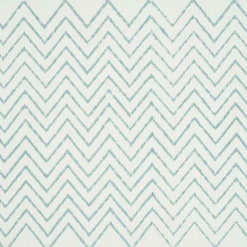 Schumacher 79651 LEORA HAND BLOCKED TAPE in SKY Trim - JACAR