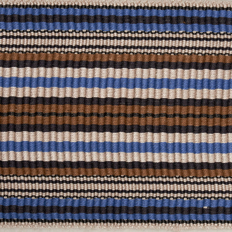 Schumacher 79740 TOPAKI STRIPE TAPE WIDE in BLUEBELL Trim - 