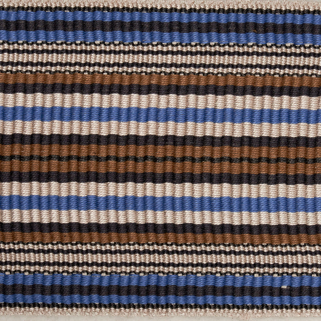 Schumacher 79740 TOPAKI STRIPE TAPE WIDE in BLUEBELL Trim - 