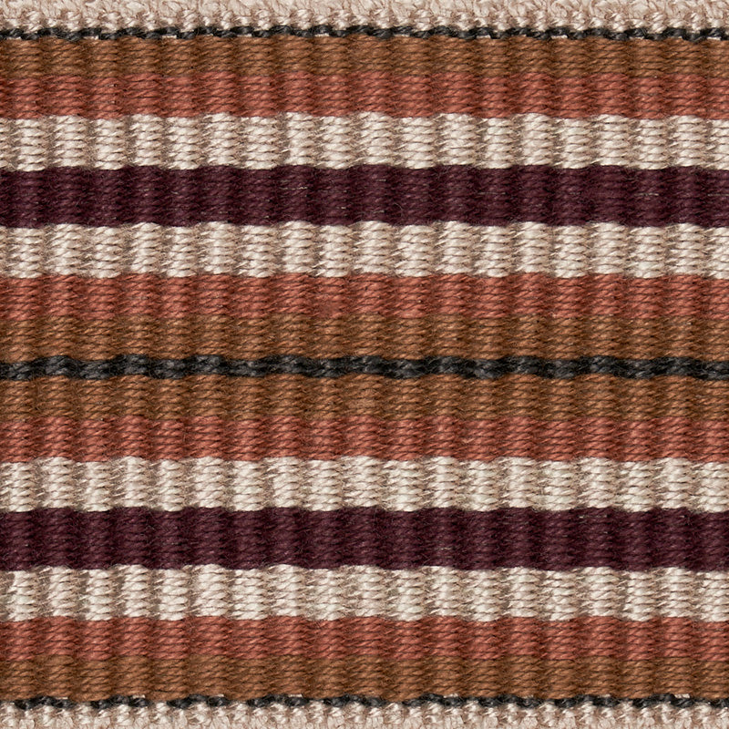 Schumacher 79752 TOPAKI STRIPE TAPE MEDIUM in AUBERGINE Trim