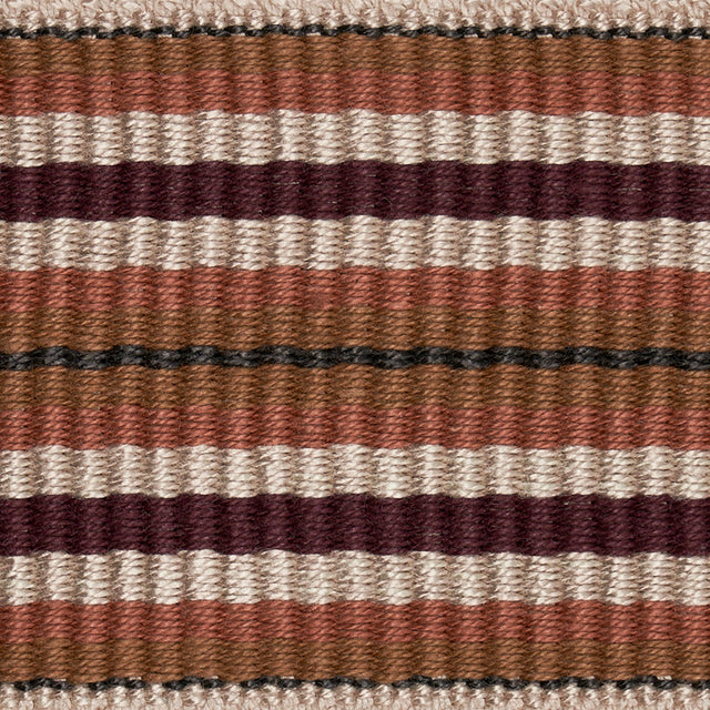 Schumacher 79752 TOPAKI STRIPE TAPE MEDIUM in AUBERGINE Trim