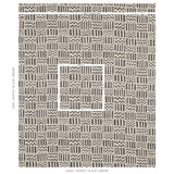 Schumacher Kudu Black Fabric - Eade's Wallpaper