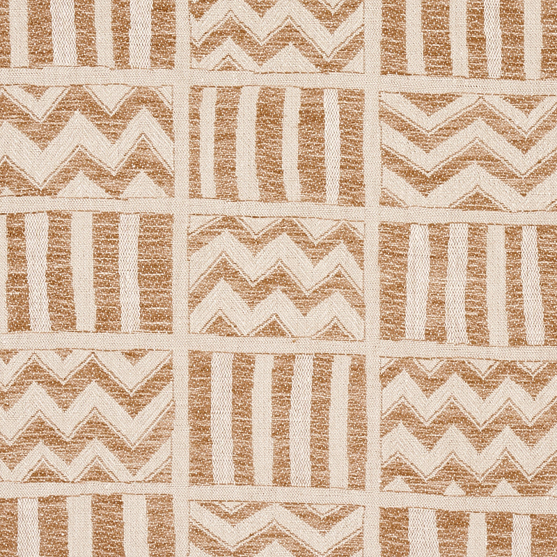 Schumacher Kudu Sand Fabric - Eade's Wallpaper