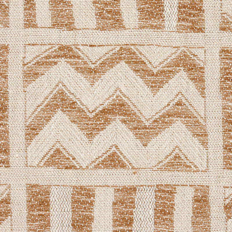 Schumacher Kudu Sand Fabric - Eade's Wallpaper