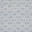 Schumacher Kudu Blue Fabric - Eade's Wallpaper