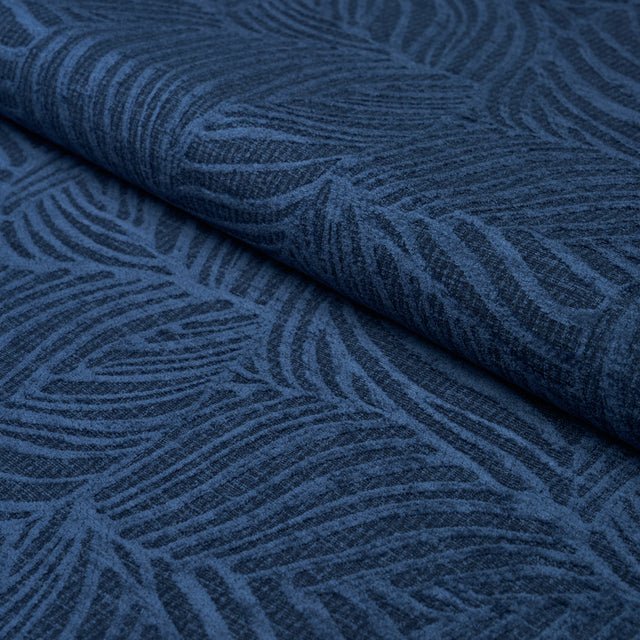 Schumacher 79791 VICENTE PERFORMANCE VELVET in INDIGO Fabric