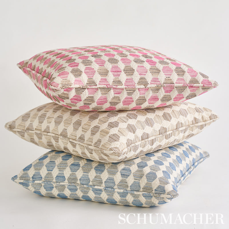 Schumacher Coquina Performance Blue Fabric