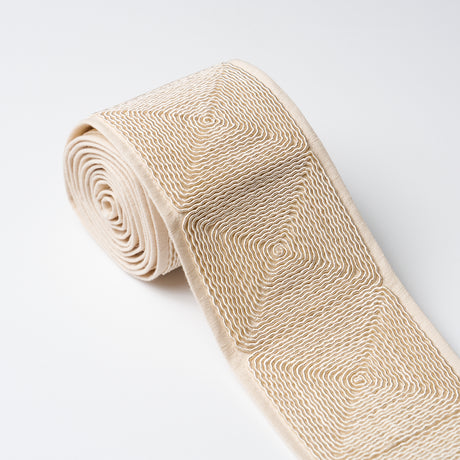 Schumacher 79891 NAUTILINA EMBROIDERED TAPE in IVORY Trim - 
