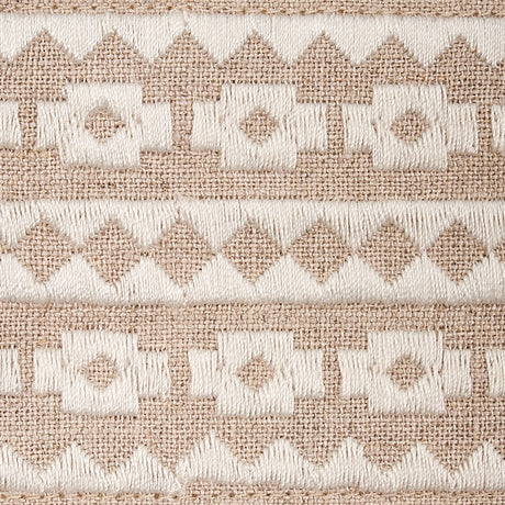 Schumacher 79920 Talitha Tape in IVORY ON NATURAL Trim - BOH
