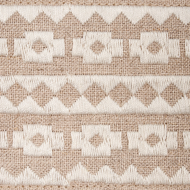 Schumacher 79920 Talitha Tape in IVORY ON NATURAL Trim - BOH