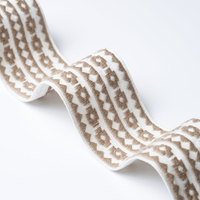 Schumacher 79922 TALITHA TAPE in BIRCH Trim - PERENNIAL FAVO