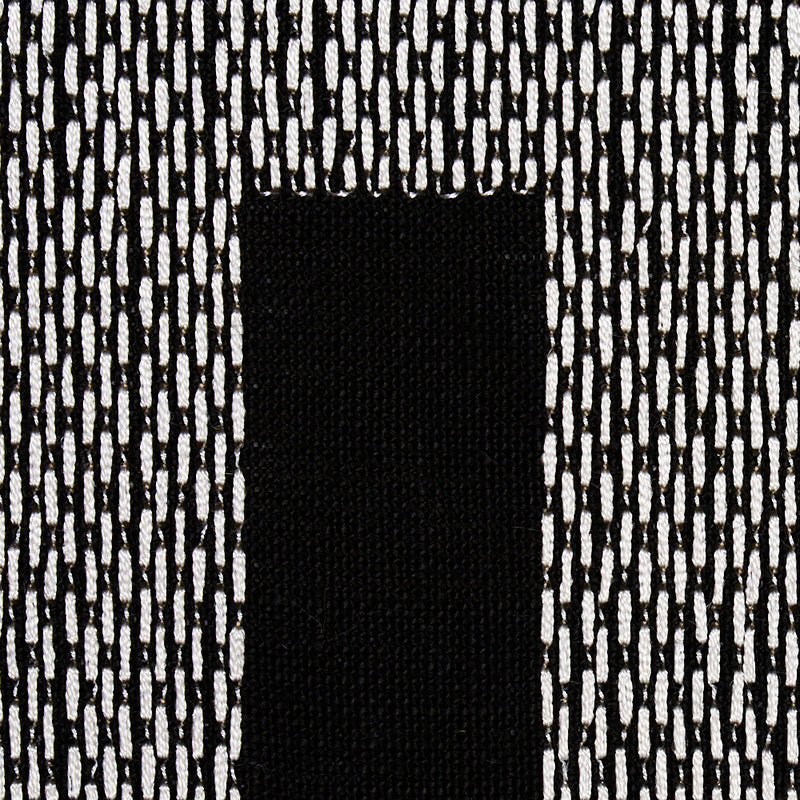 Schumacher 79931 MATRIX TAPE in IVORY ON BLACK Trim - HAPPY 