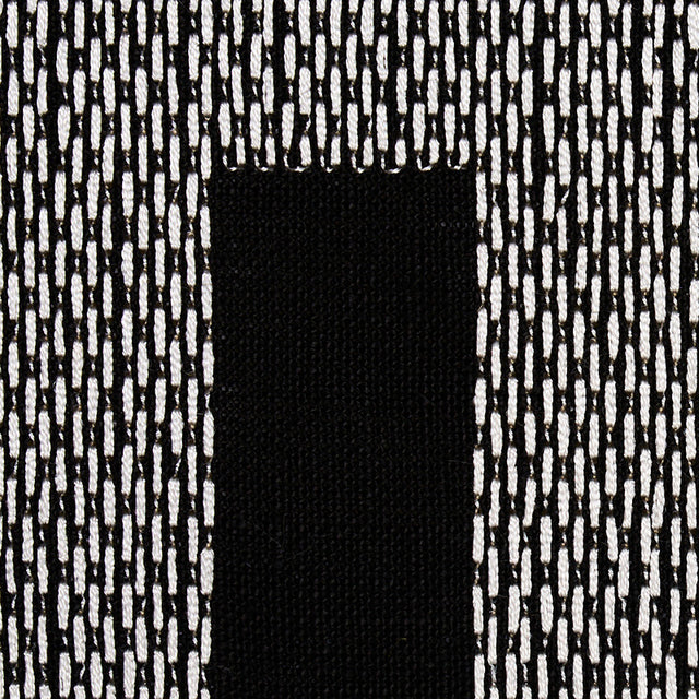 Schumacher 79931 MATRIX TAPE in IVORY ON BLACK Trim - HAPPY 