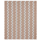 Schumacher Sina Stripe Brown Fabric - Eade's Wallpaper