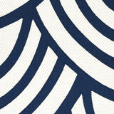 Schumacher Sangomar Appliqué Navy Fabric - Eade's Wallpaper