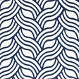 Schumacher Sangomar Appliqué Navy Fabric - Eade's Wallpaper