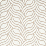 Schumacher Sangomar Appliqué Brown Fabric - Eade's Wallpaper