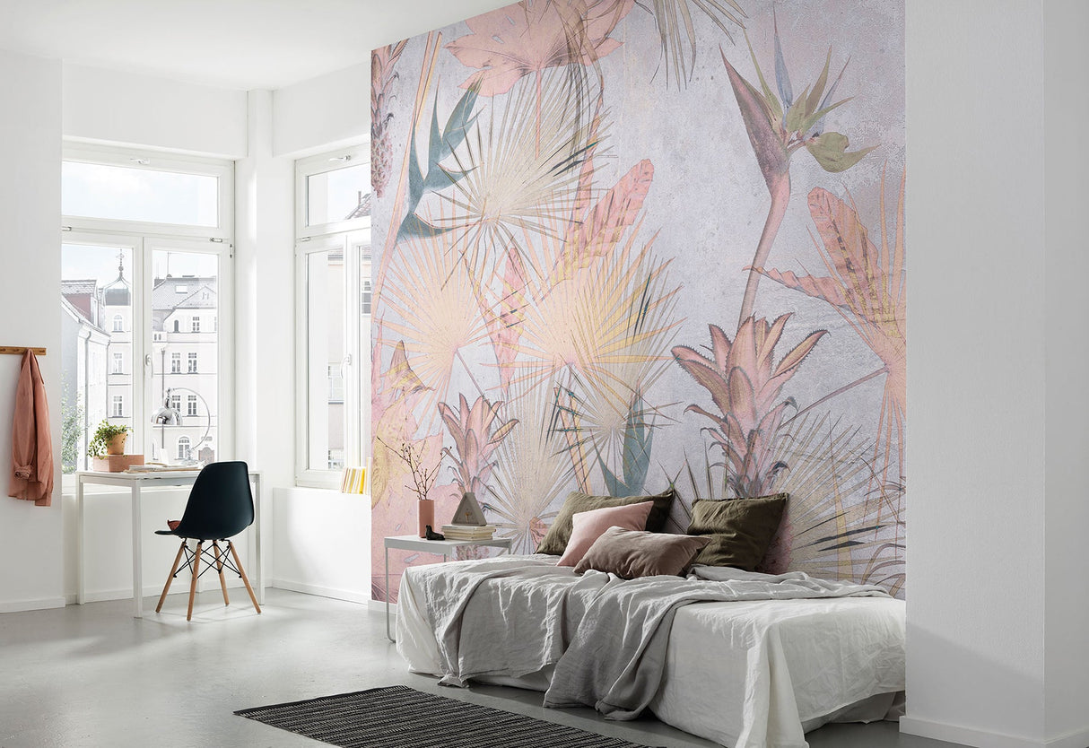 Komar 8-212 Tropical Concrete Wall Mural