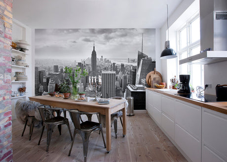 Komar 8-323 NYC Black and White Wall Mural