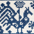 Schumacher 80000 TARPAN EMBROIDERED TAPE in NAVY Trim - BOHE