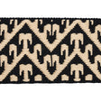 Schumacher 80010 TIVOLI TAPE in BLACK Trim - COPACABANA