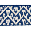 Schumacher 80011 TIVOLI TAPE in BLUE Trim - COPACABANA