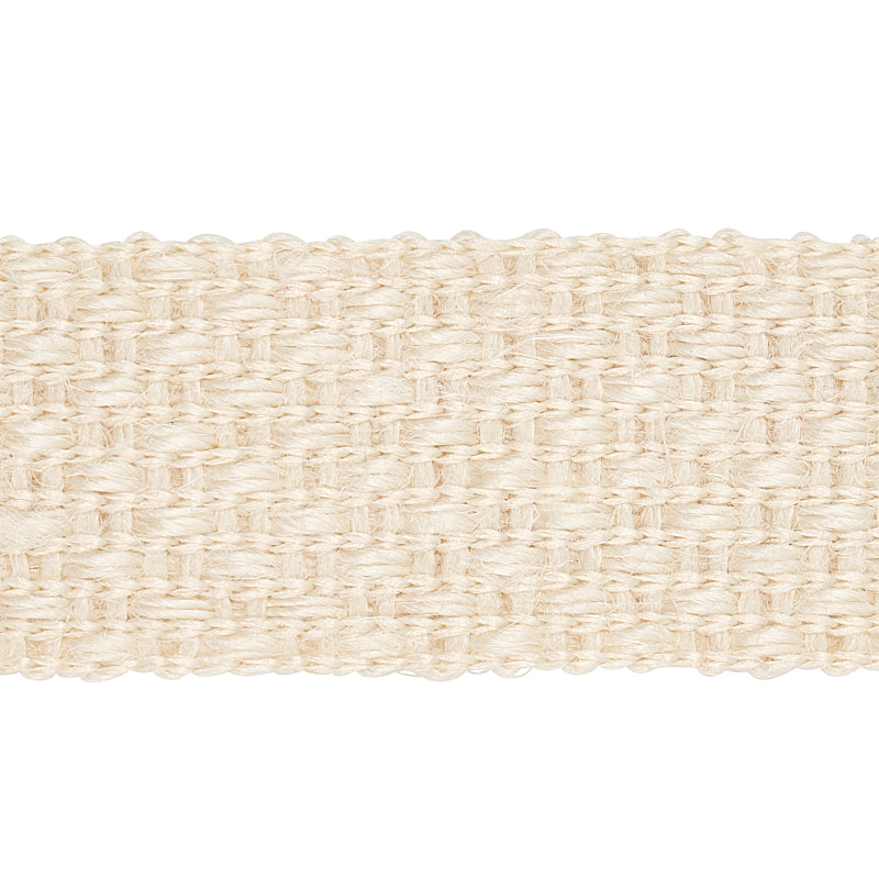 Schumacher 80070 DUVAL JUTE TAPE in IVORY Trim - COPACABANA