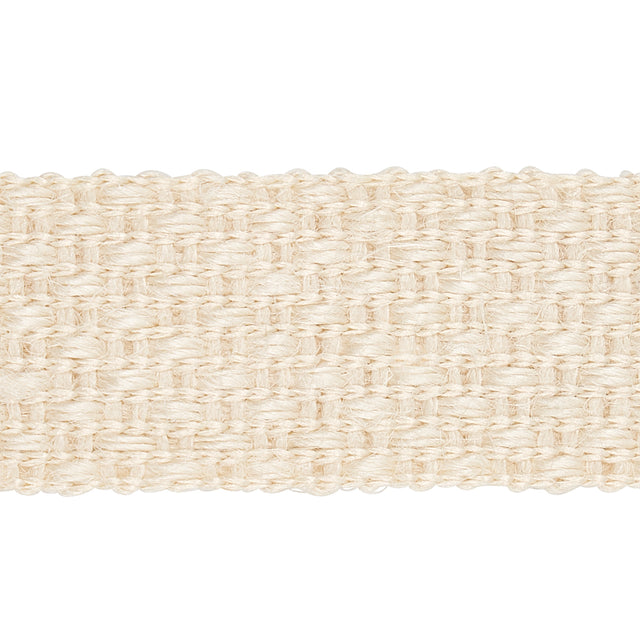 Schumacher 80070 DUVAL JUTE TAPE in IVORY Trim - COPACABANA