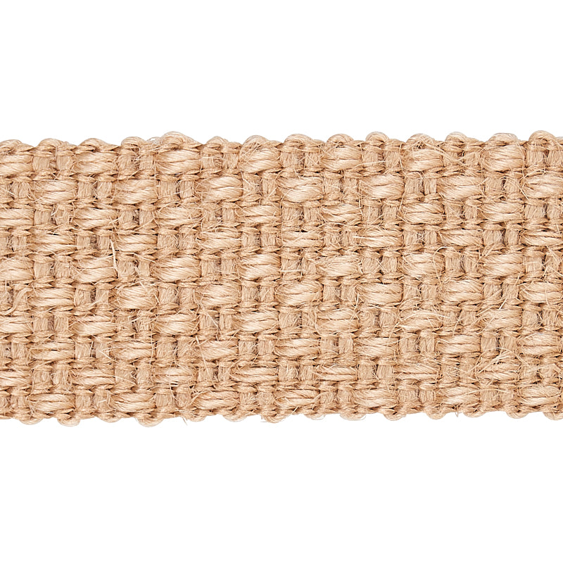 Schumacher 80071 DUVAL JUTE TAPE in NATURAL Trim - COPACABAN