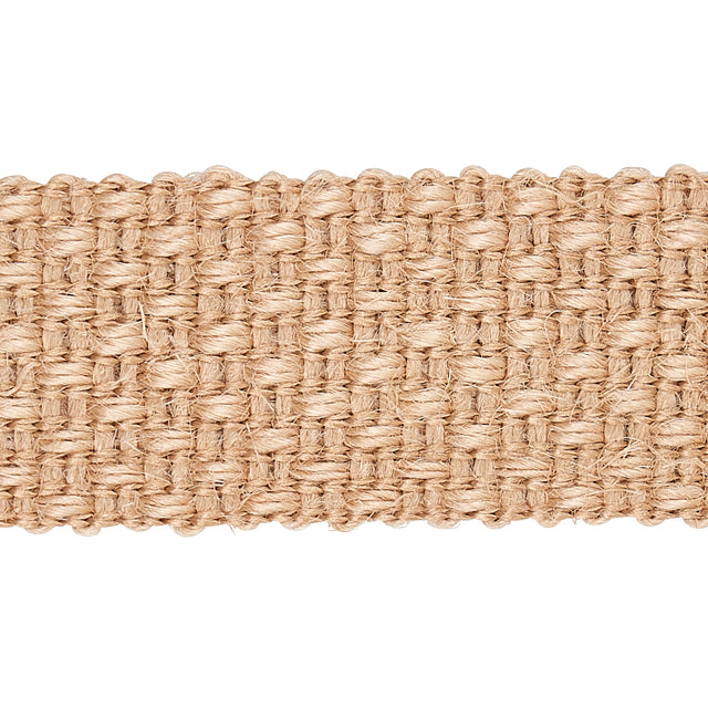 Schumacher 80071 DUVAL JUTE TAPE in NATURAL Trim - COPACABAN
