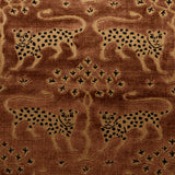 Schumacher Woodland Leopard Velvet Sepia Fabric