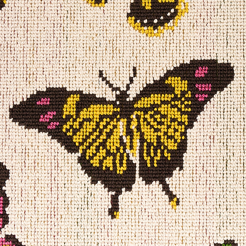 Schumacher Butterfly Épinglé Spring Fabric