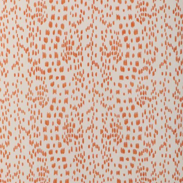 BRUNSCHWIG & FILS 8012138.12.0 LES TOUCHES TANGERINE Fabric - Eade's Wallpaper