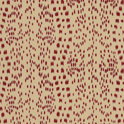 BRUNSCHWIG & FILS 8012138.9.0 LES TOUCHES BORDEAUX Fabric - Eade's Wallpaper