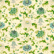 BRUNSCHWIG & FILS 8013147.315.0 NEW ATHOS SPRING/AQUA Fabric - Eade's Wallpaper