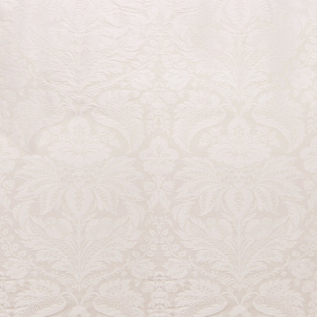 BRUNSCHWIG & FILS 8013188.1.0 DAMASK PIERRE SNOW Fabric - Eade's Wallpaper