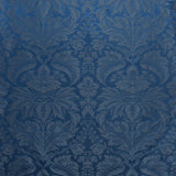 BRUNSCHWIG & FILS 8013188.55.0 DAMASK PIERRE OCEAN Fabric - Eade's Wallpaper
