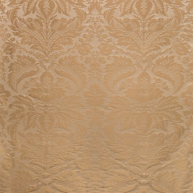 BRUNSCHWIG & FILS 8013188.606.0 DAMASK PIERRE CHESTNUT Fabric - Eade's Wallpaper