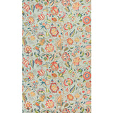 BRUNSCHWIG & FILS 8014106.57.0 ARAVALI AQUA/ROSE Fabric - Eade's Wallpaper