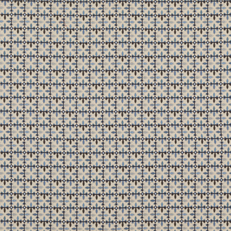 BRUNSCHWIG & FILS 8014111.515.0 PORTHOS INDIGO Fabric - Eade's Wallpaper