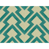 BRUNSCHWIG & FILS 8014122.13.0 LIGHTNING BOLT TURQUOISE Fabric - Eade's Wallpaper