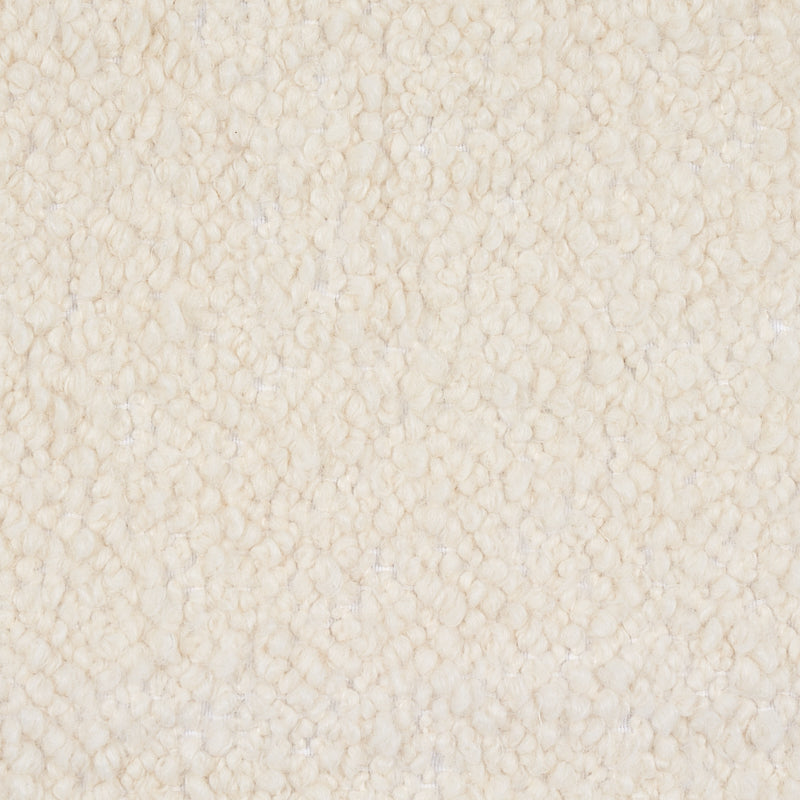 Schumacher Ogden Bouclé Ivory Fabric - Eade's Wallpaper