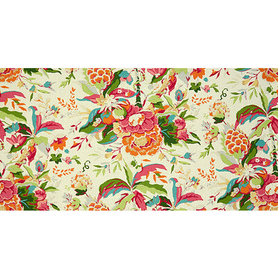 BRUNSCHWIG & FILS 8015108.712.0 HORSESHOE BAY PINK/ORANGE Fabric - Eade's Wallpaper