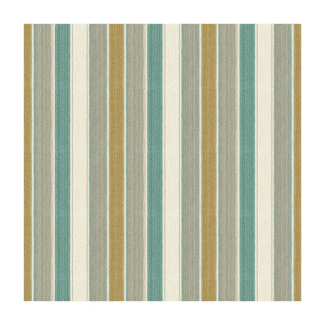 BRUNSCHWIG & FILS 8015111.1115.0 SANTOS STRIPE MIST/AQUA Fabric - Eade's Wallpaper