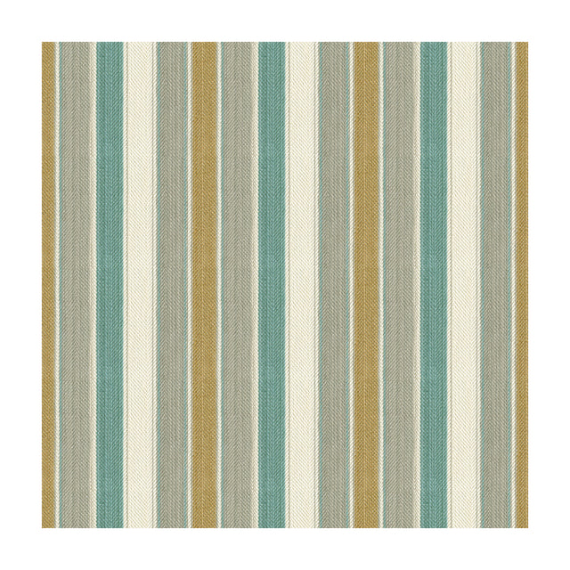 BRUNSCHWIG & FILS 8015111.1115.0 SANTOS STRIPE MIST/AQUA Fabric - Eade's Wallpaper
