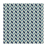 BRUNSCHWIG & FILS 8015112.5.0 NEW BRIQUETAGE SKY/INDIGO Fabric - Eade's Wallpaper